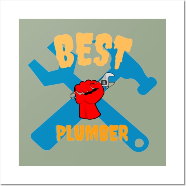 plumber`s day Wall Art by november 028